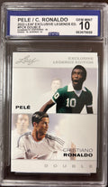 Pele/C Ronaldo 2022 Leaf Exclusive Legends Edition #PCR Double Gem Mint 10
