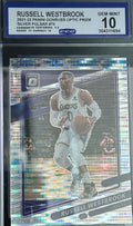 Russell Westbrook 2021-22 Panini Donruss Optic Prizm Silver Pulsar #76