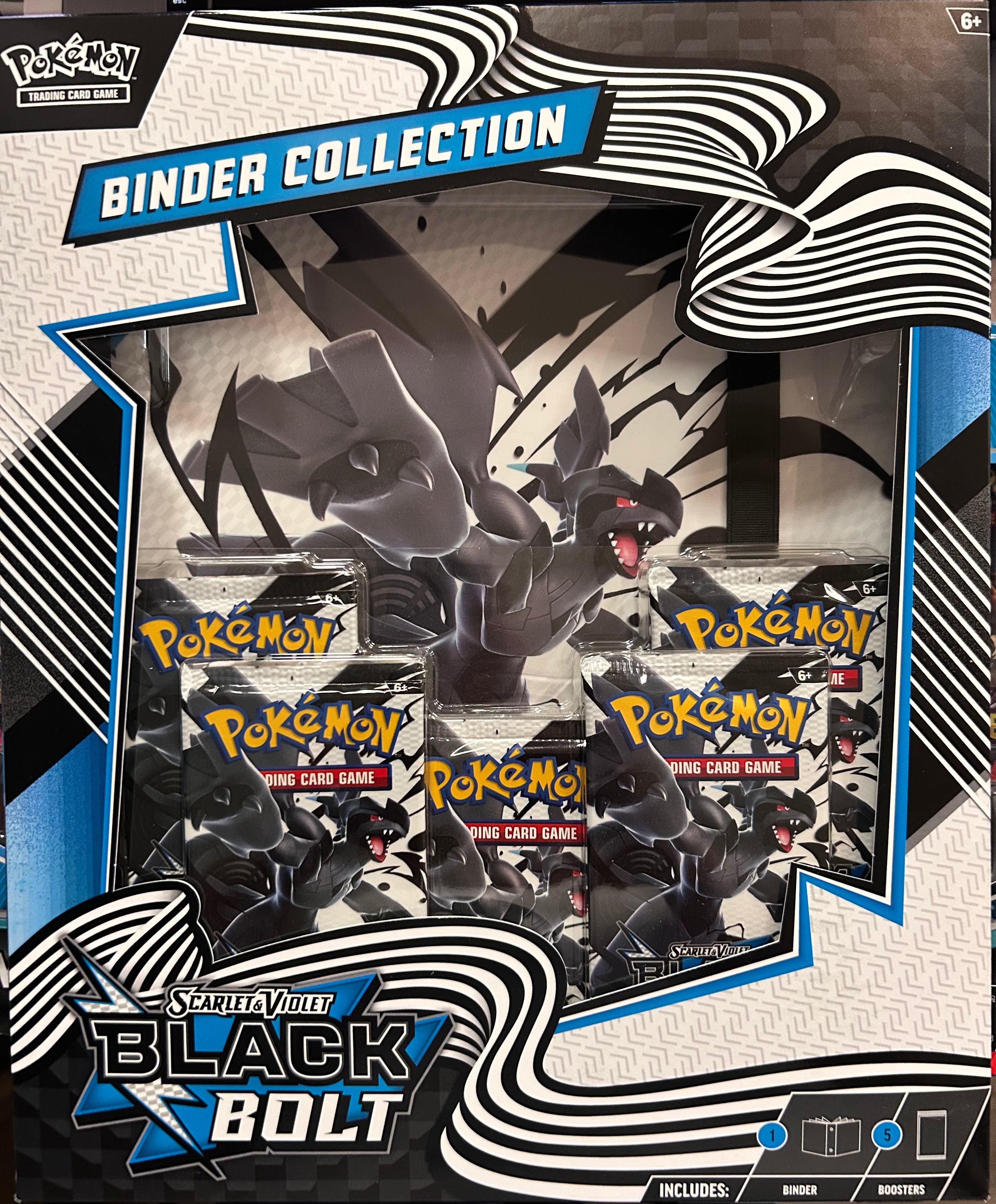 S&V Black Bolt Binder Collection Box