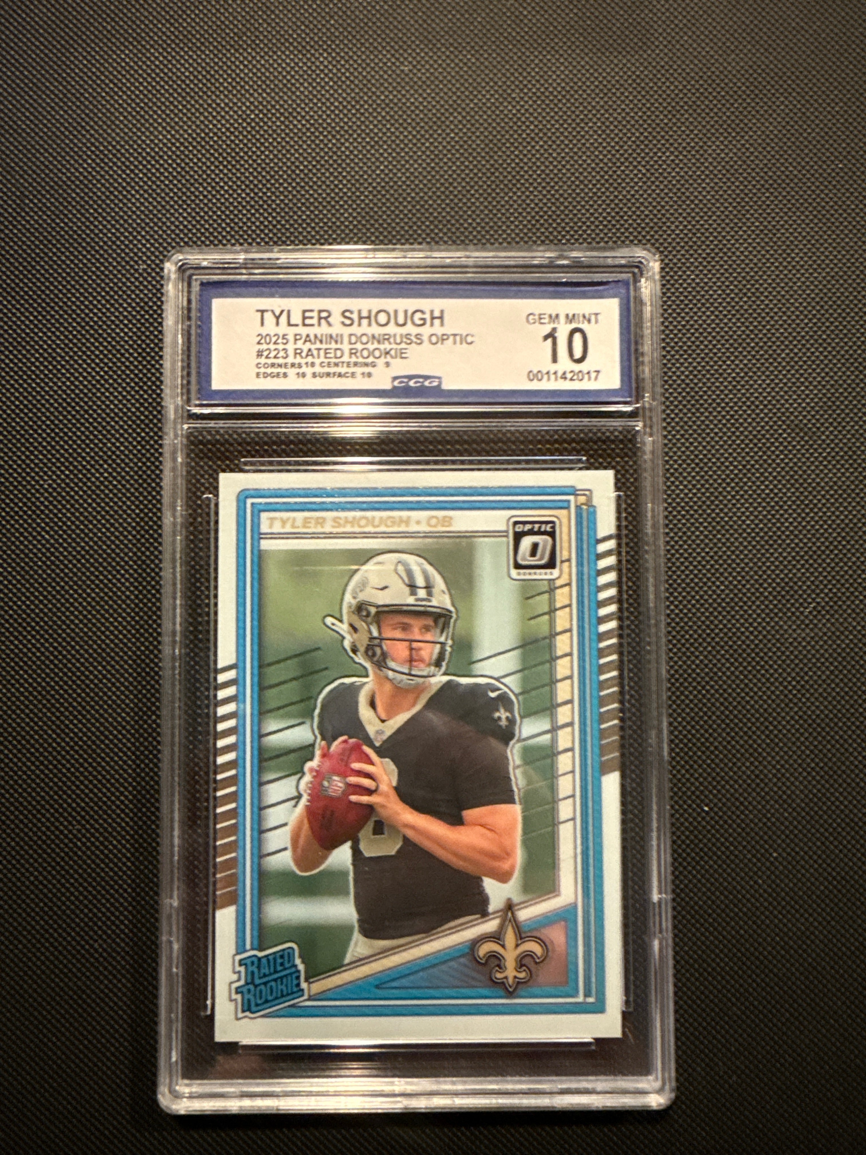 Tyler Shough 2025 Panini Donruss Optic #233 Rated Rookie