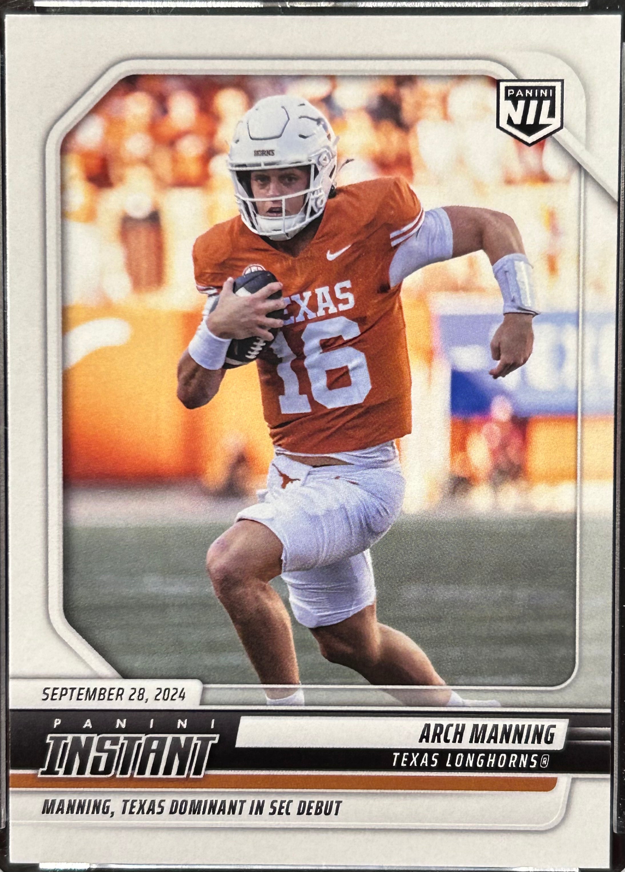Arch Manning 2024-25 Panini Instant No. AMC 1 of 3826