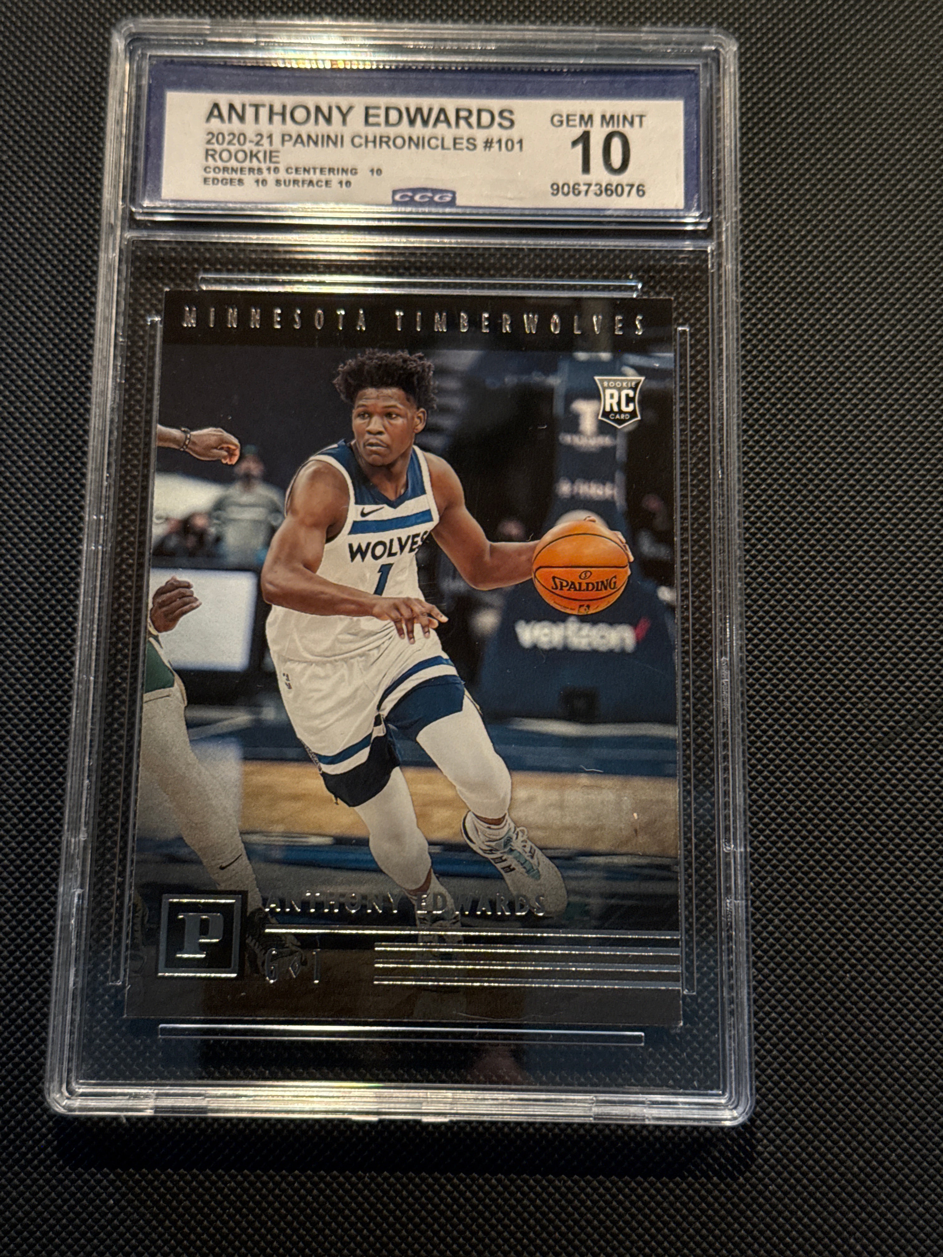 Anthony Edwards 2020-21 Panini Chronicles #101 Rookie