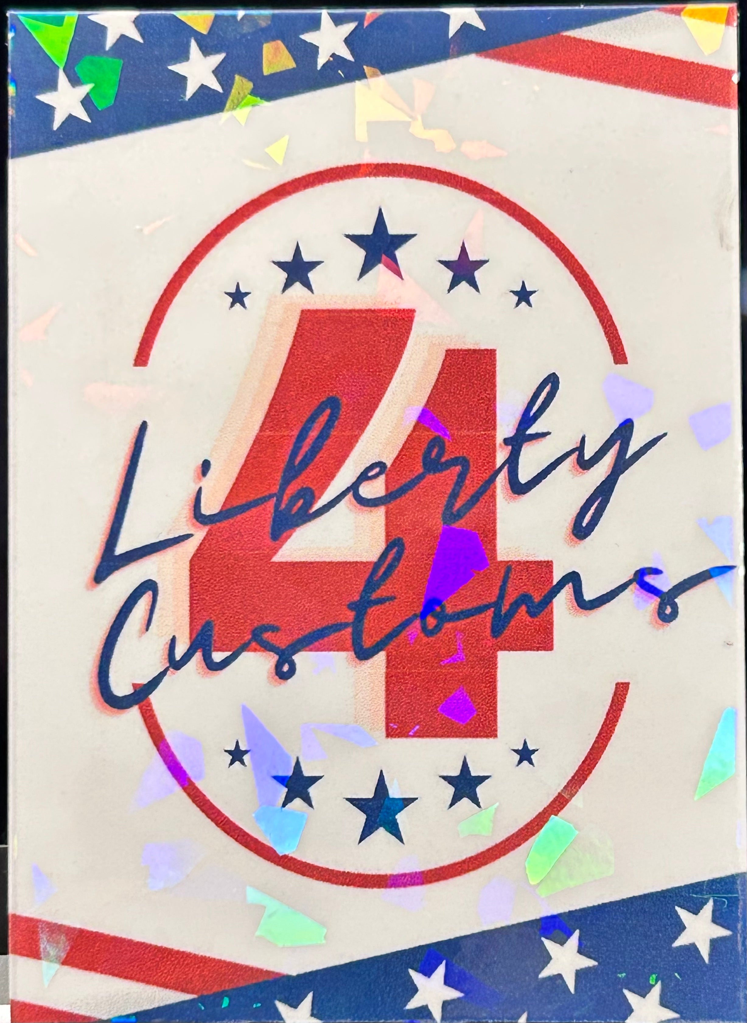 Archie Manning Illustrated Liberty Customs Holo Cracked Ice