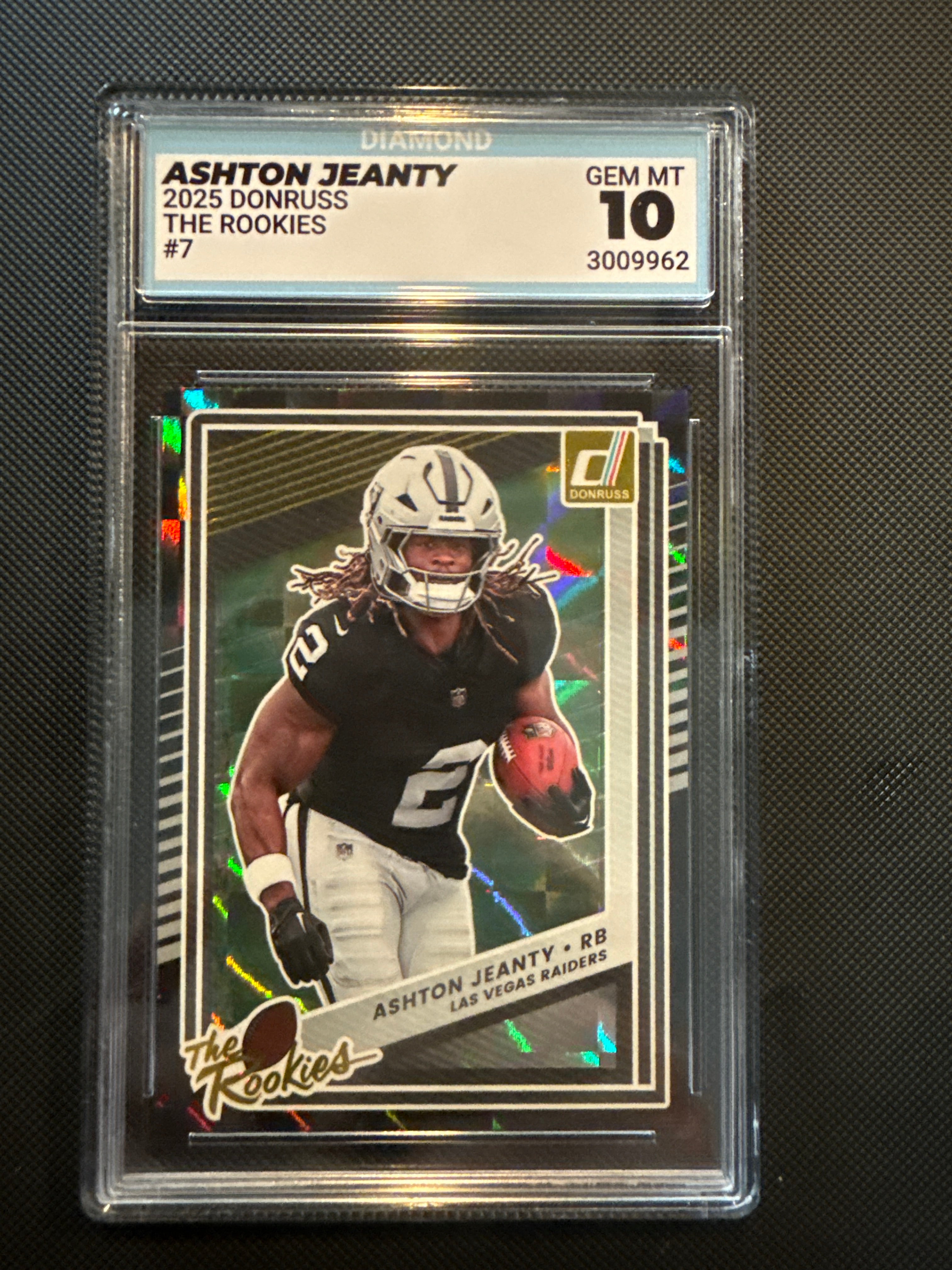 Ashton Jeanty 2025 Donruss The Rookies #7