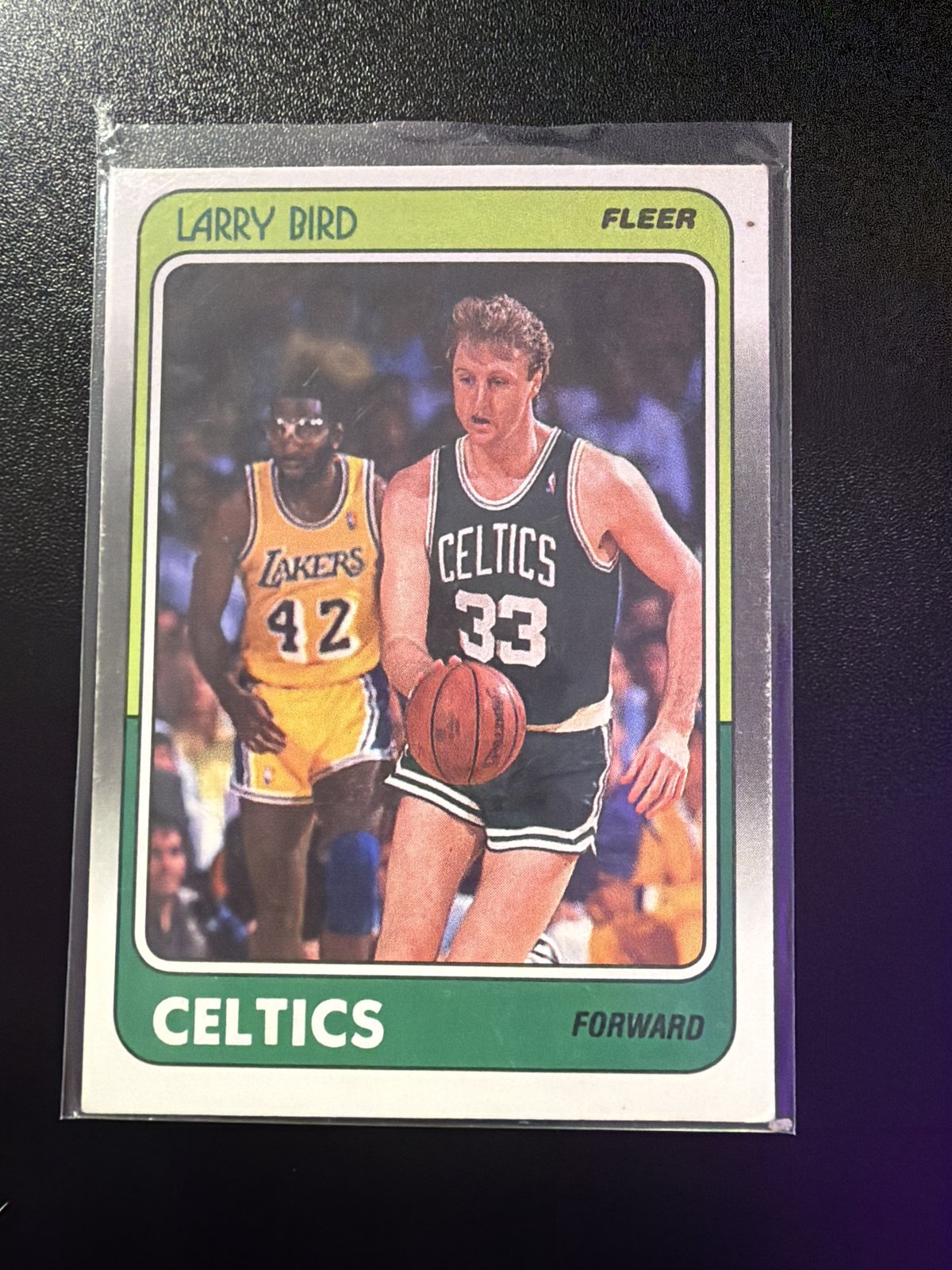 1986 Fleer Larry Bird #11 raw NM in sleeve