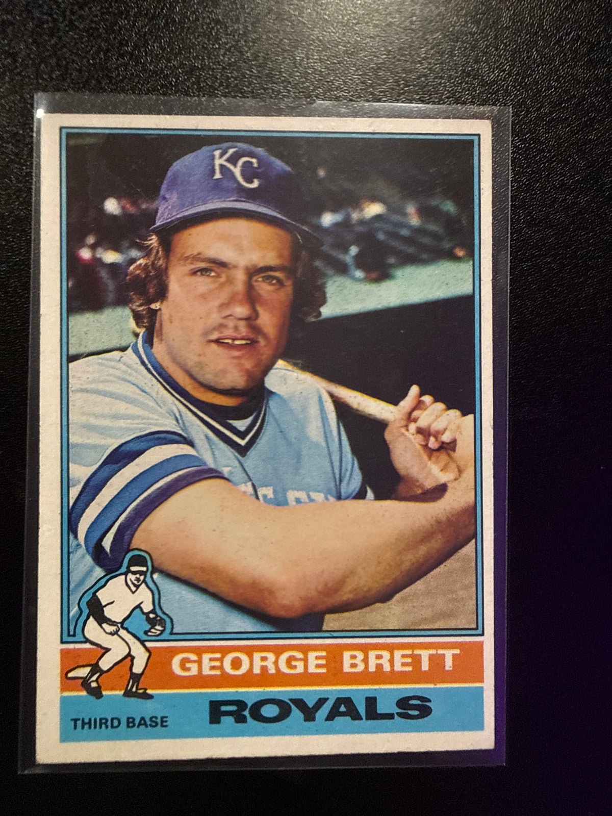 1976 Topps #19 George Brett Kansas City Royals front