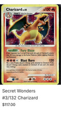 Secret Wonders #3/132 Charizard LV.55 — Lightly Played (Steve photo)