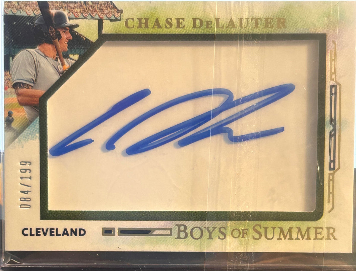 Chase DeLauter 2025 Panini - Boys of Summer Baseball #27 Autograph 84/199