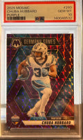 Chuba Hubbard 2025 Mosaic #260 Purple