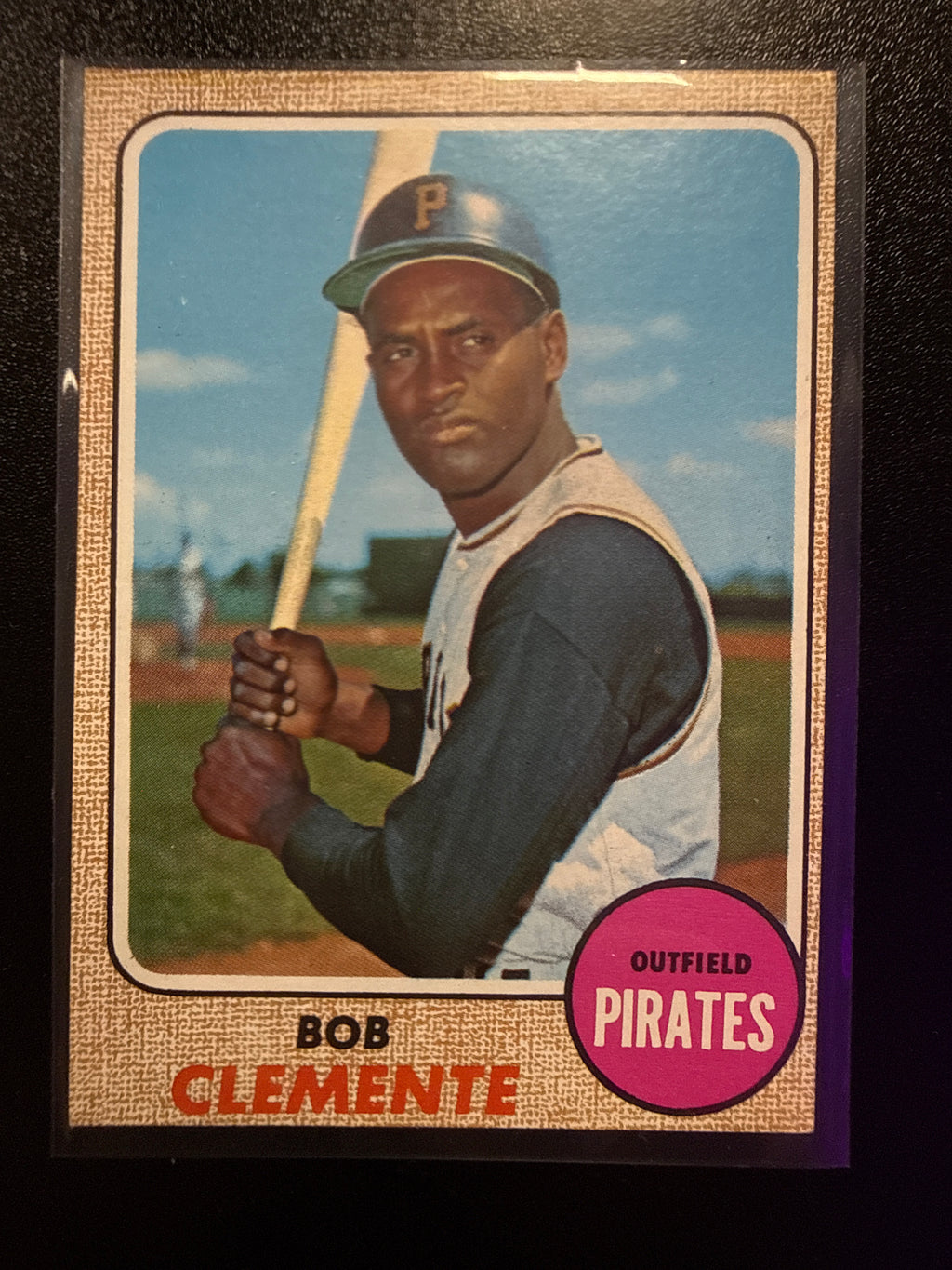 1968 Topps #150 Roberto Clemente Pittsburgh Pirates front