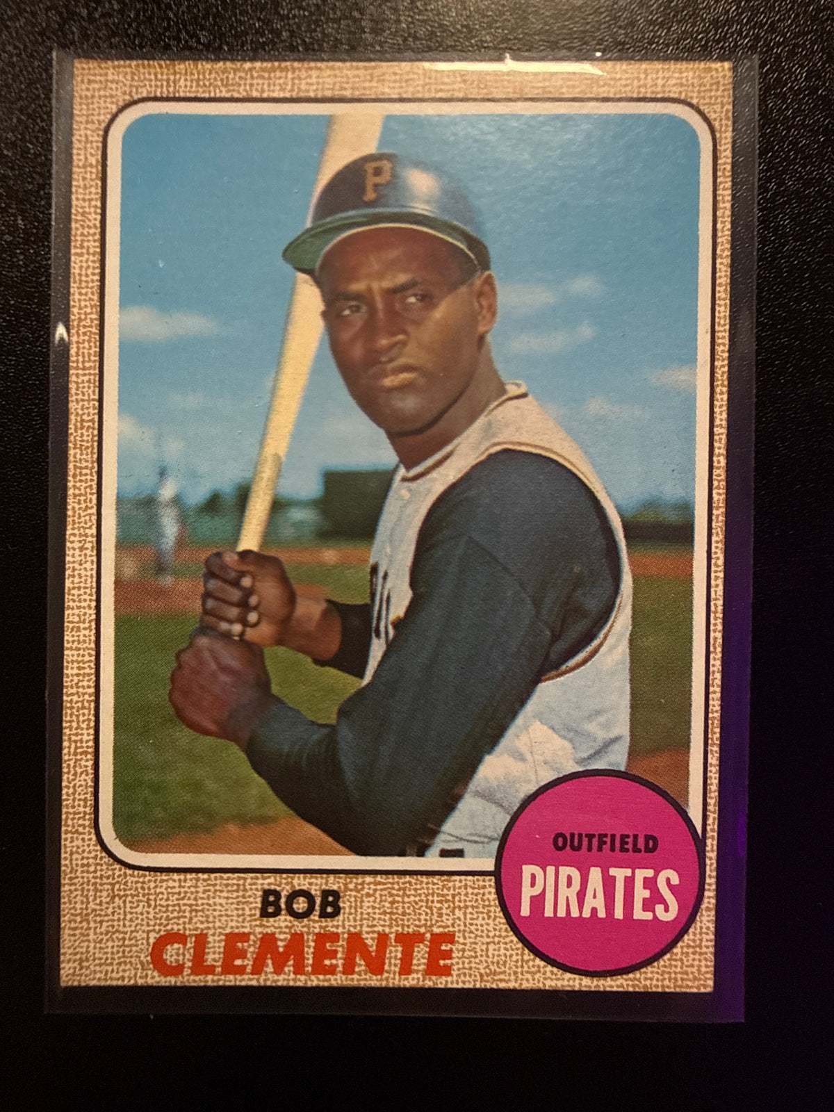 1968 Topps #150 Roberto Clemente Pittsburgh Pirates front