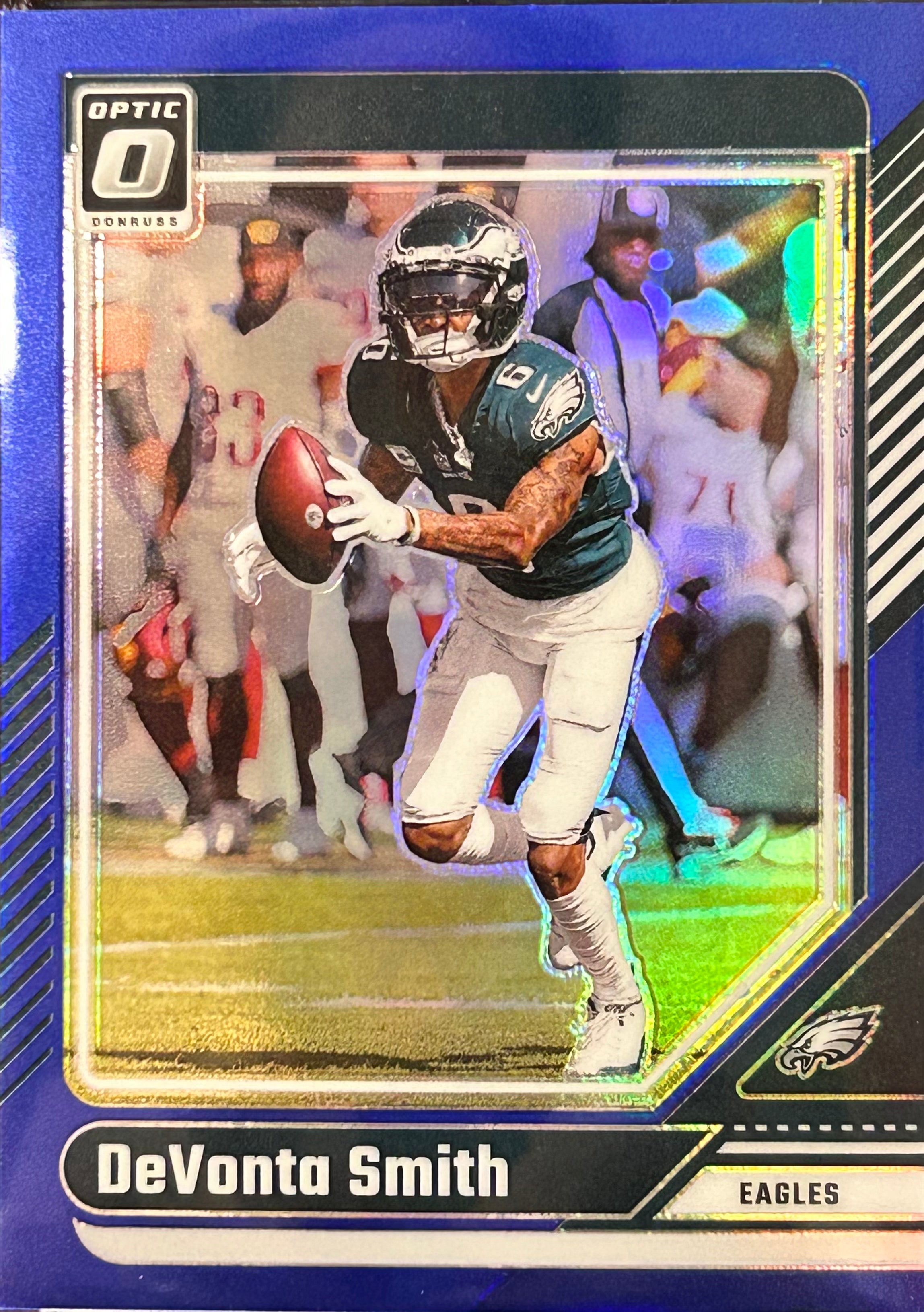 DeVonta Smith 2024 Panini Donruss Optic #161 Holo 140/199