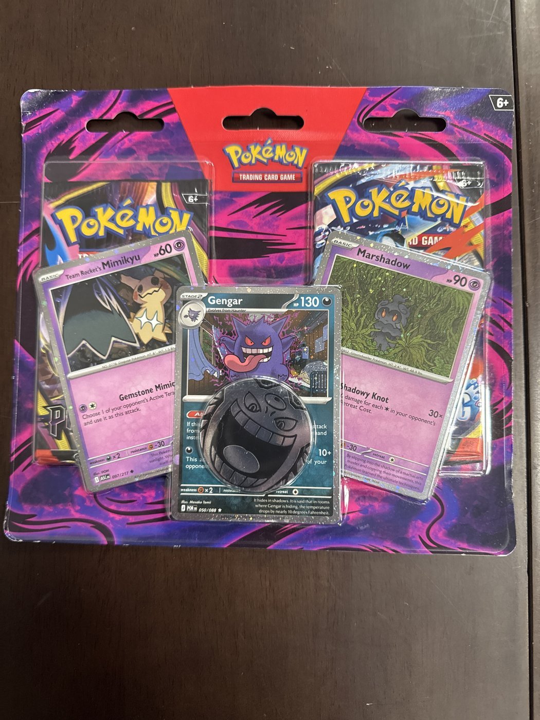 Pokémon TCG: Enhanced 2-Pack Blister [Gengar, Marshadow & Team Rocket's Mimikyu]