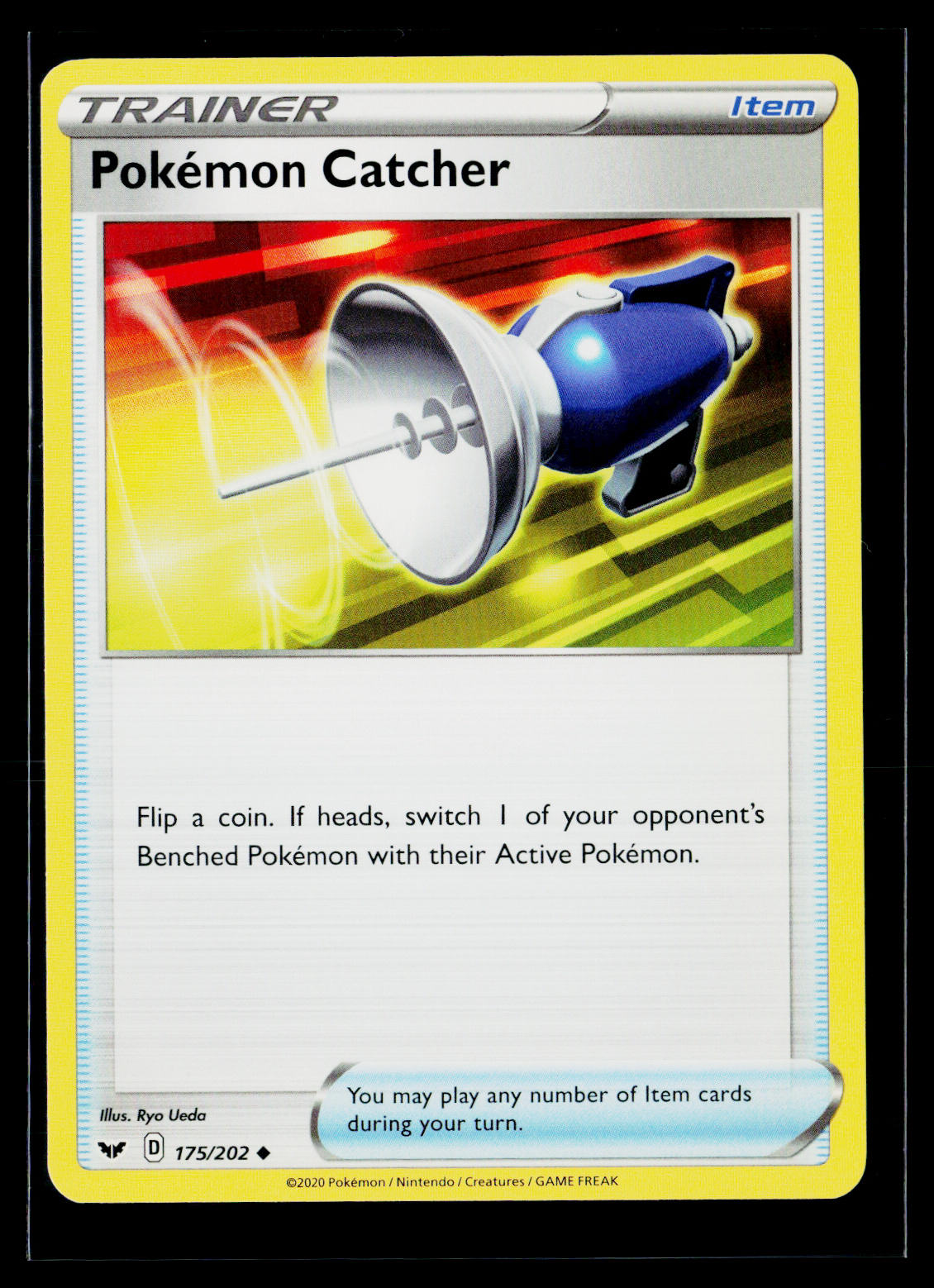 SWSH01: Sword & Shield Base Set #175/202 Pokemon Catcher front