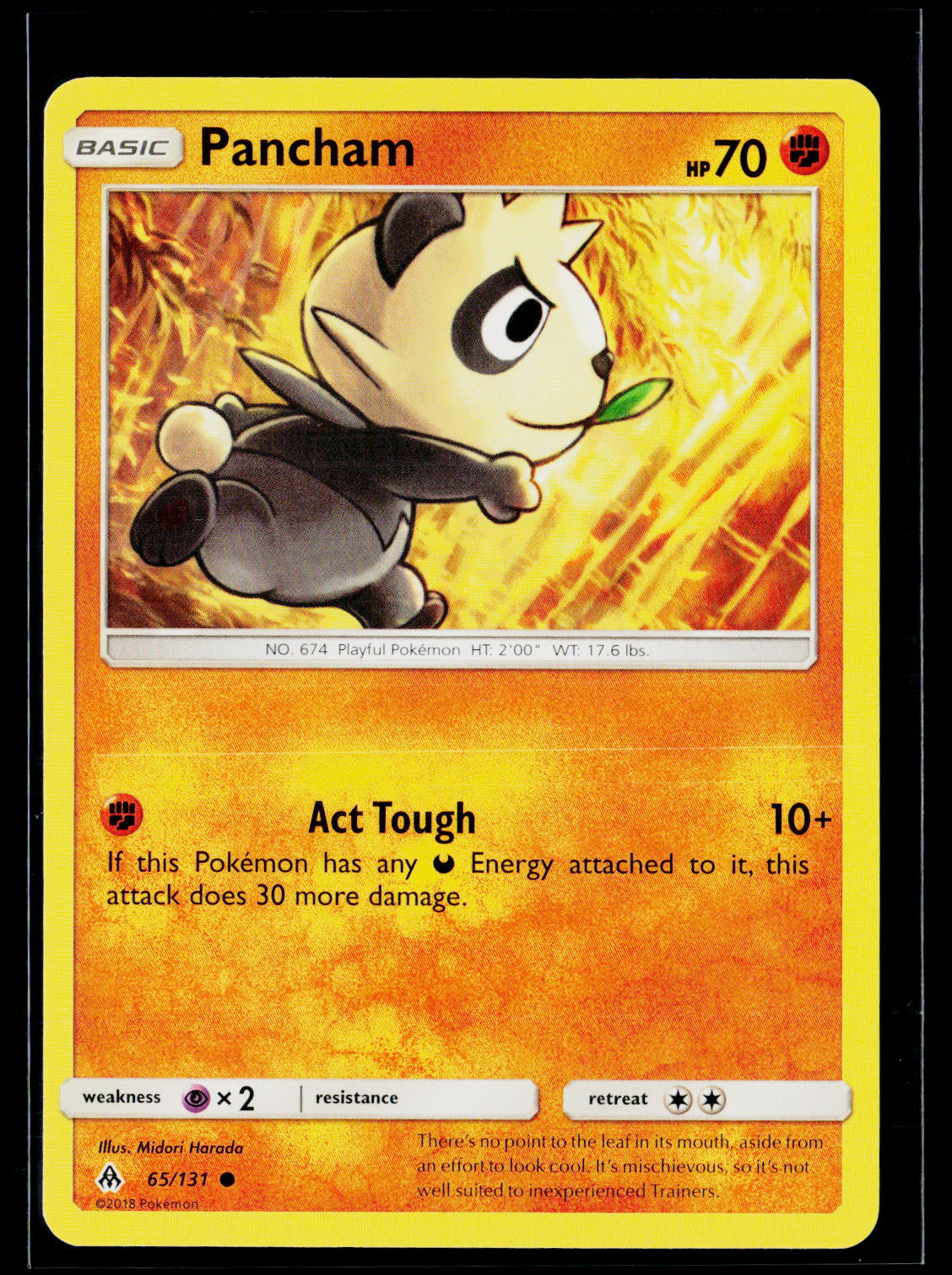 SM - Forbidden Light #65/131 Pancham front