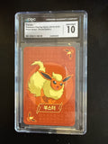 2019 Pokemon Playing Cards Korean Point Salad Eevee Edition Flareon CGC 10 front
