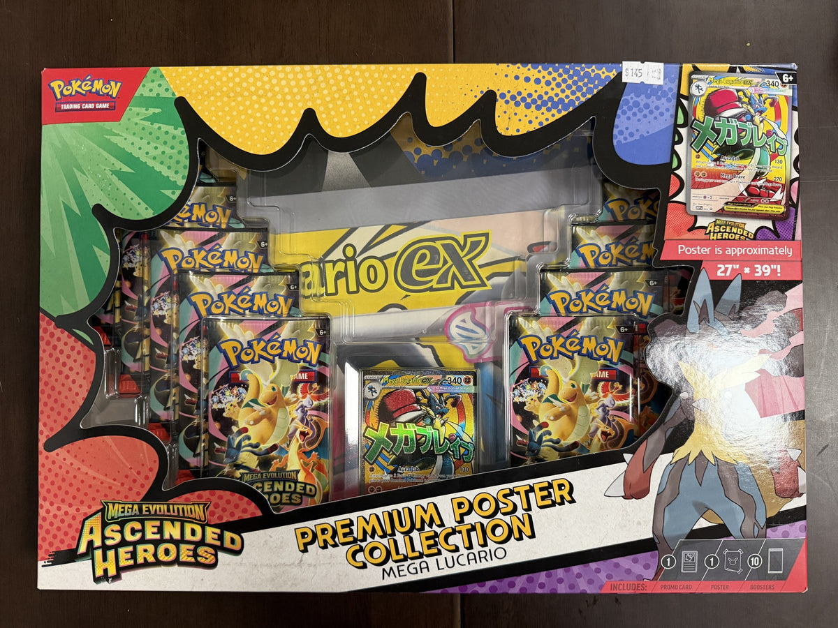 Mega Evolution Ascended Heroes Premium Poster Collection — Mega Lucario