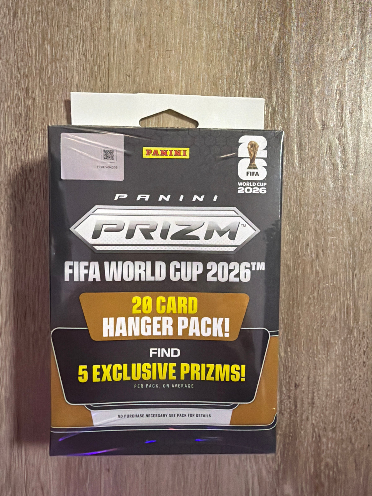 Panini Prizm FIFA World Cup 2026 — 20 Card Hanger Pack