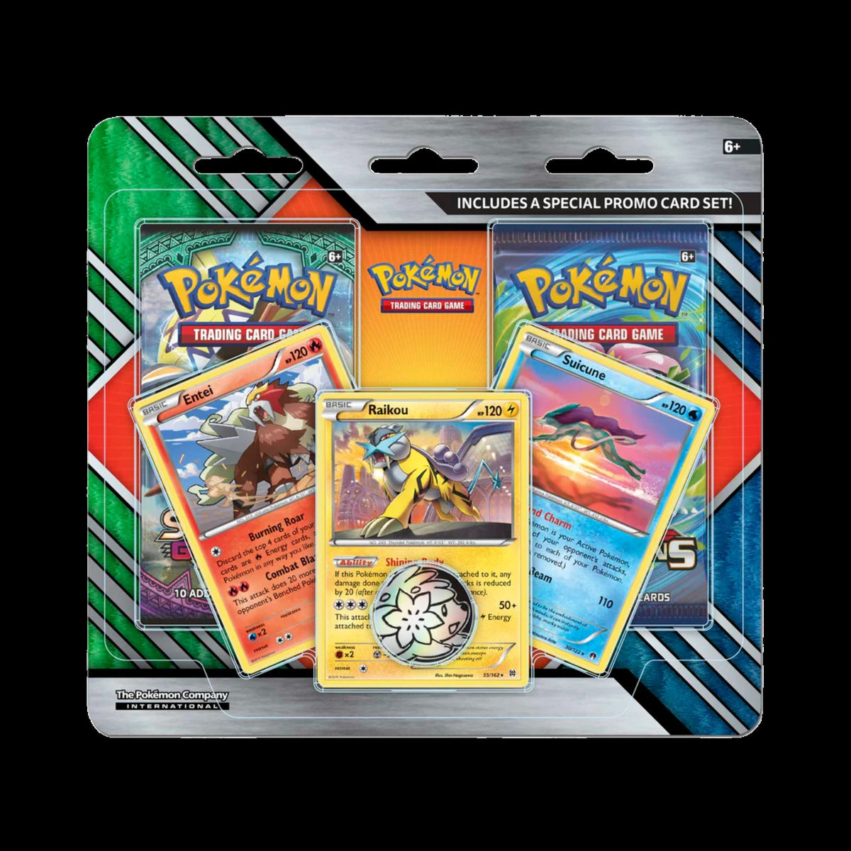 Pokemon Legendary Beasts 2-Pack Blister Ancient Origins + Steam Siege Sealed