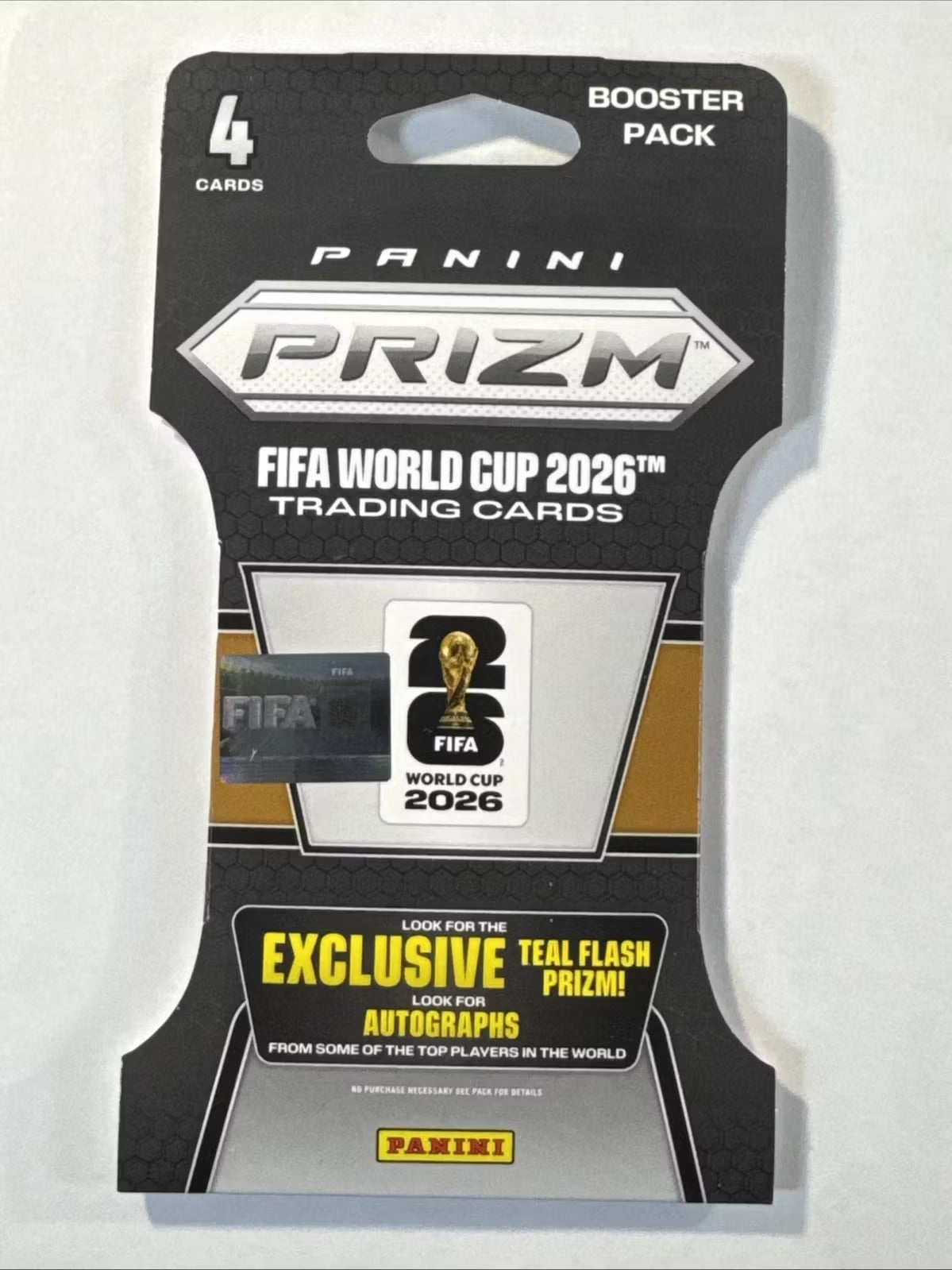 Panini Prizm FIFA World Cup 2026 Trading Cards Hanger Pack (4 Cards)