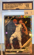 G. Antetokounmpo 2019-20 Panini Donruss Optic #81 Fast Break Prizm