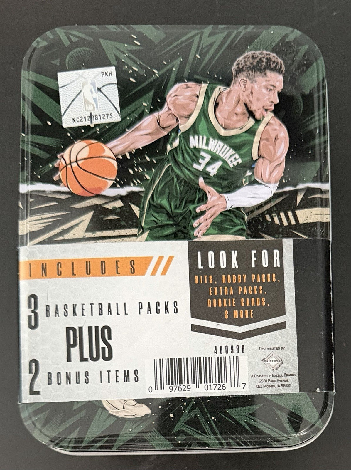 Fairfield NBA Collector Tin Giannis Antetokounmpo