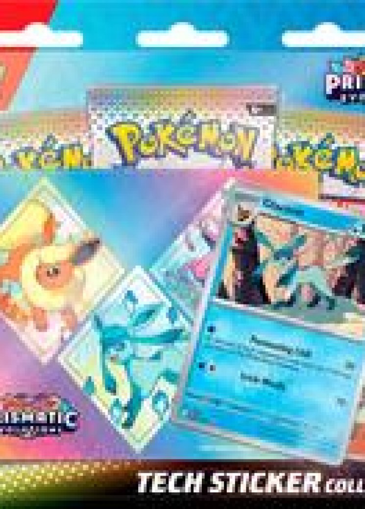 Glaceon Prismatic Evolutions Tech Sticker Collection Sealed — PokemonWizard stock