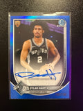 2025-26 Bowman Chrome Dylan Harper Blue Refractor Rookie Auto /150 #BCA-DH front