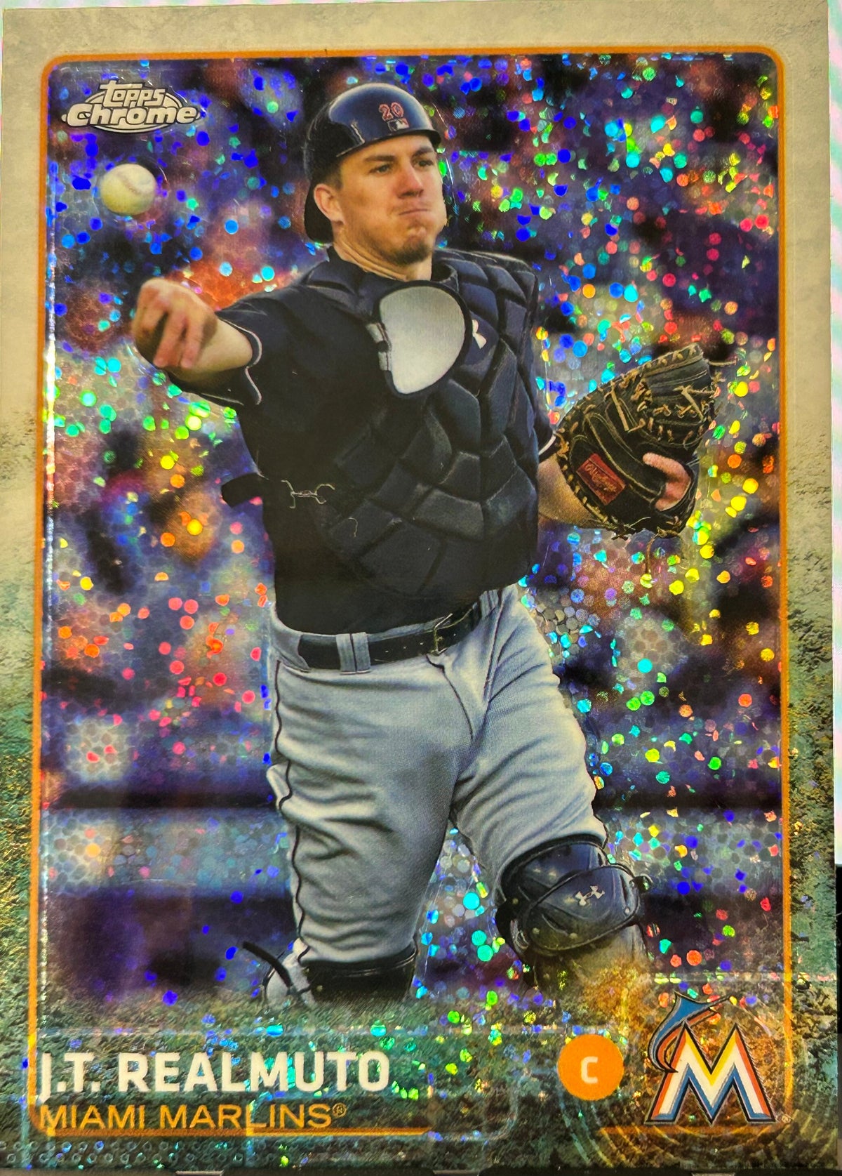 J.T. Realmuto 2015 Topps Chrome #US398 holo