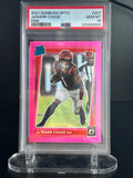 Ja'Marr Chase 2021 Donruss Optic #207 Pink Rookie PSA Gem Mint 10