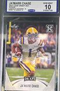 Ja'Marr Chase 2021 Leaf Draft #31 Rookie Gem Mint 10