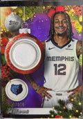 Ja Morant 2024 Topps #PR-JM Relic 028/199 Christmas Edition