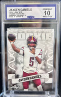 Jayden Daniels 2024 Leaf #10 Prized Rookie Card CCG Grading Gem Mint 10