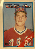Jim Abbott 1988 Topps #1T USA