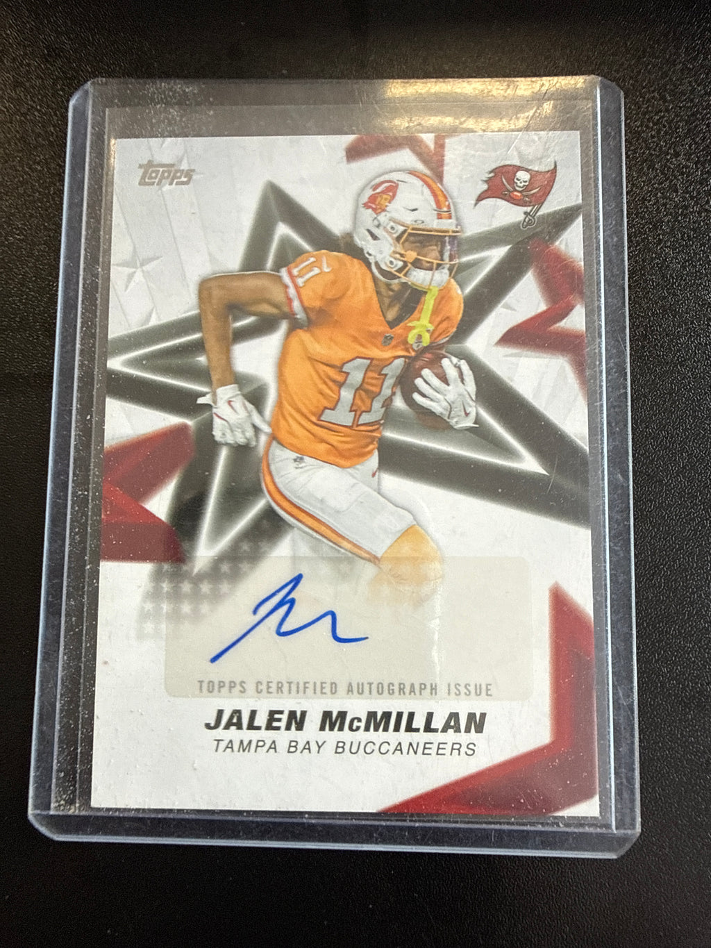 2026 Topps NFL Stars Autograph #NFLSA-JM Jalen McMillan Auto Tampa Bay Buccaneers front