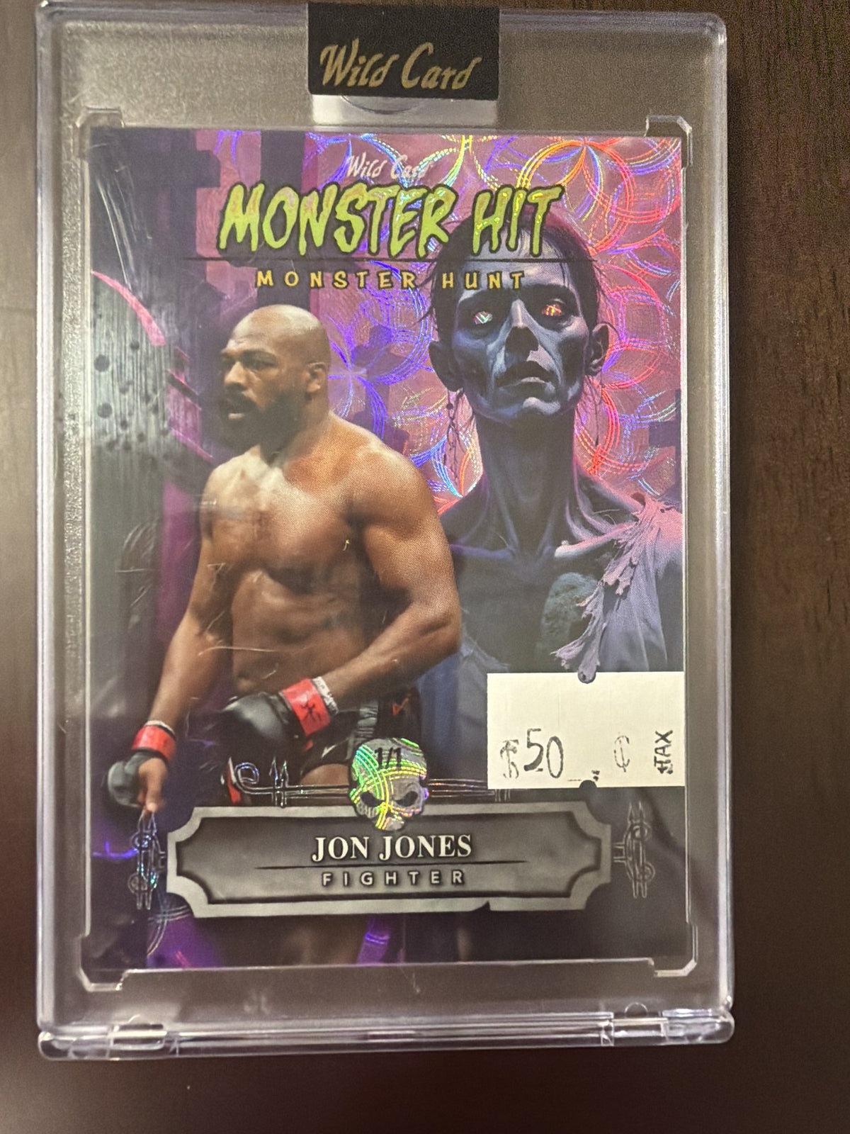 2025 Wild Card Monster Hit Monster Hunt Jon Jones — phone photo