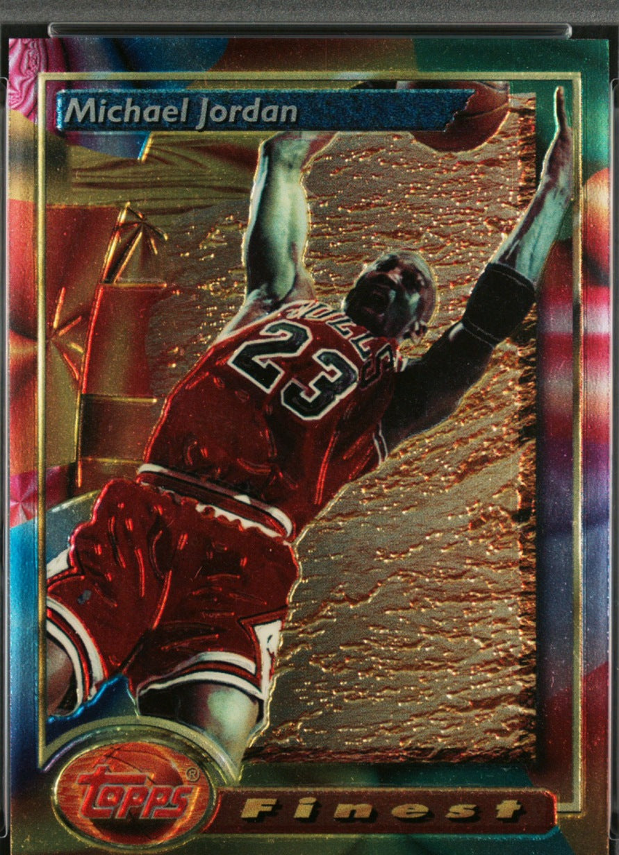 1993-94 Topps Finest Michael Jordan #1 stock front (BASE)