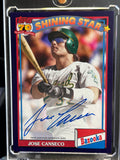 Jose Conseco 2021 Topps Bazooka#91BZA-JC Shining Star 097/150