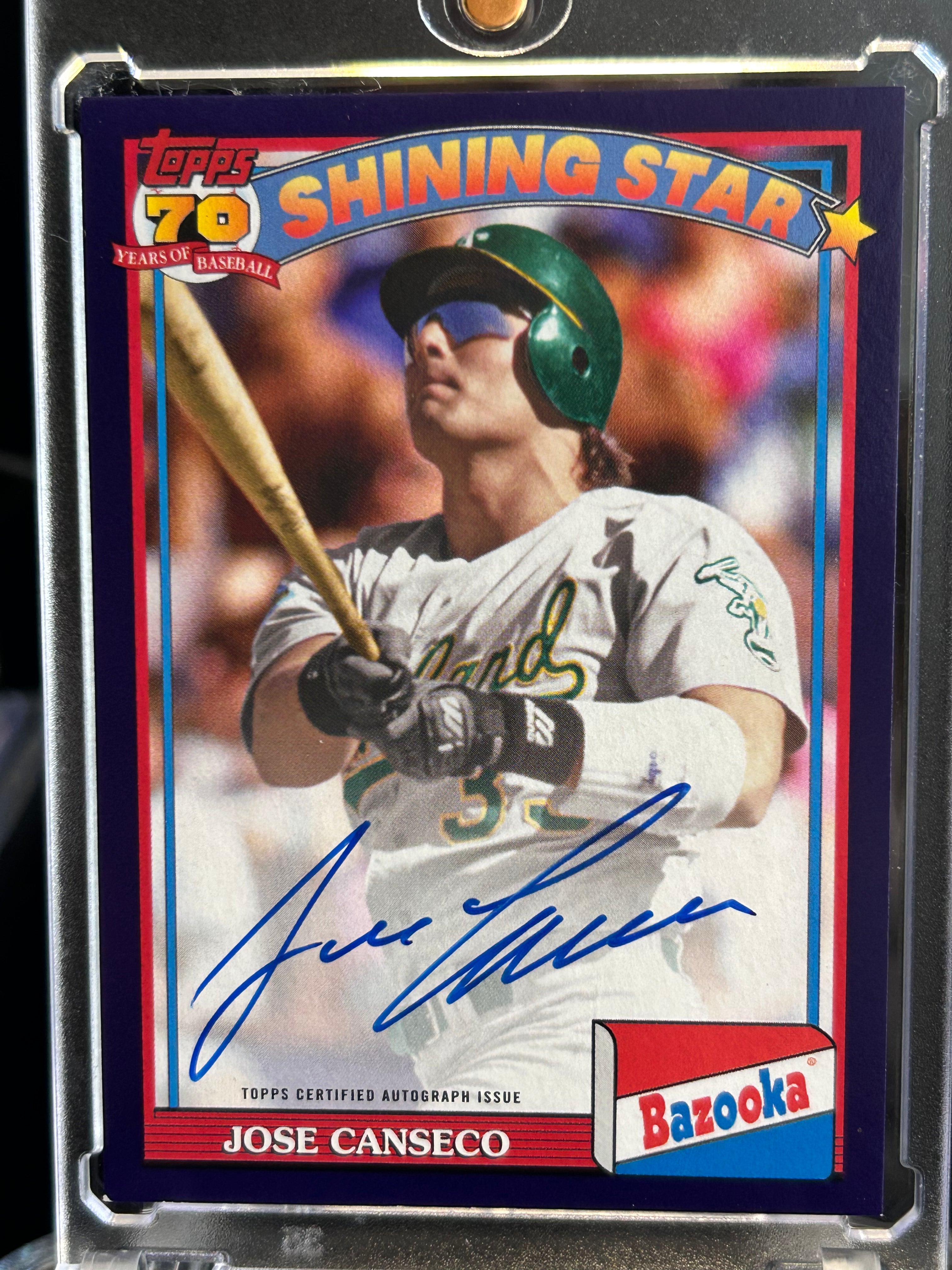 Jose Conseco 2021 Topps Bazooka#91BZA-JC Shining Star 097/150
