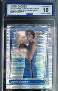 Josh Giddey 2021-22 Panini Donruss Optic Prizm Silver Pulsare Rated Rookie #152
