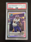[81502] Justin Jefferson 2020 Panini Donruss Optic #163 Holo PSA 10 Rated Rookie