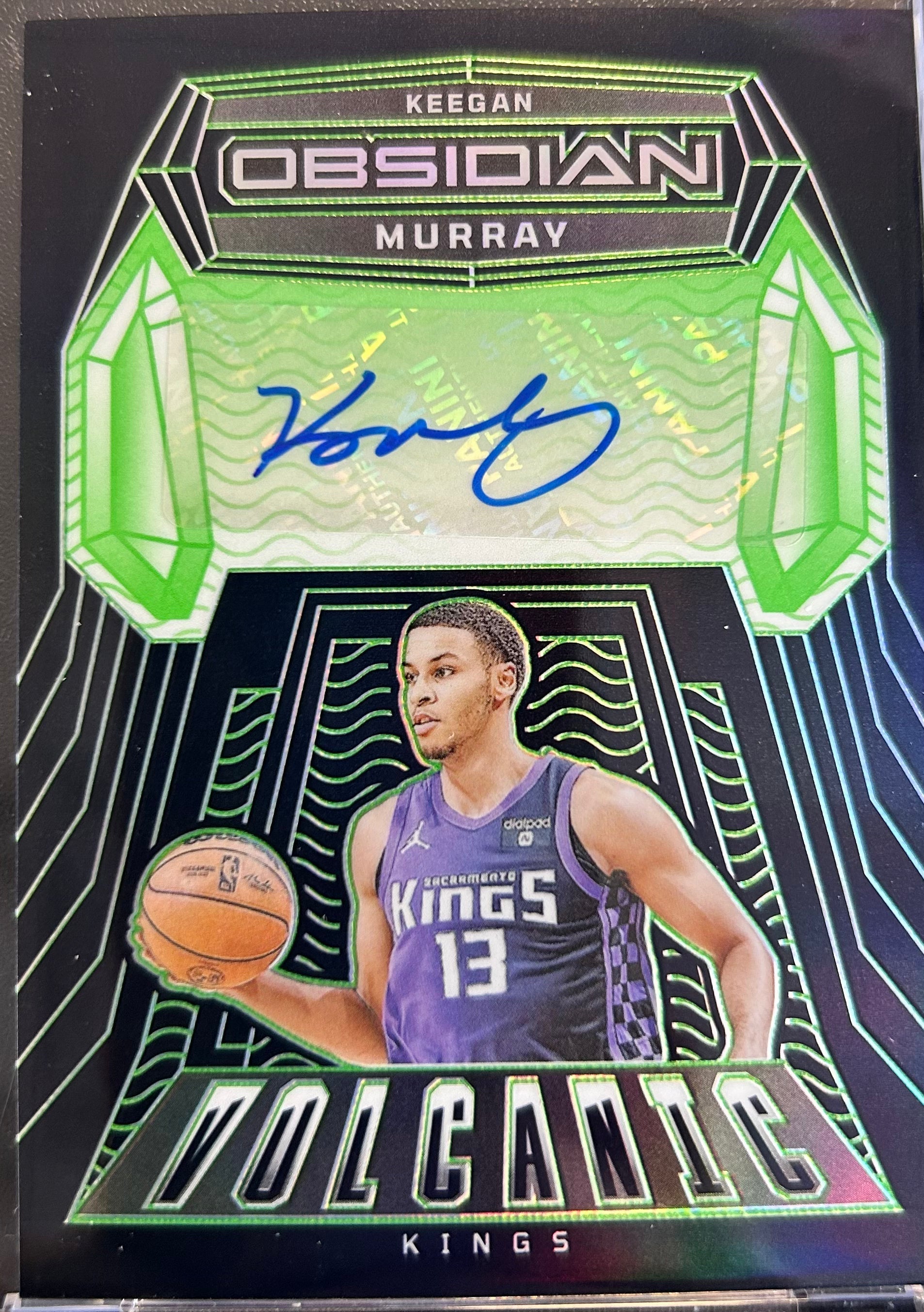 Keegan Murray 2023-24 Panini Obsidian #VS-MRR Autograph