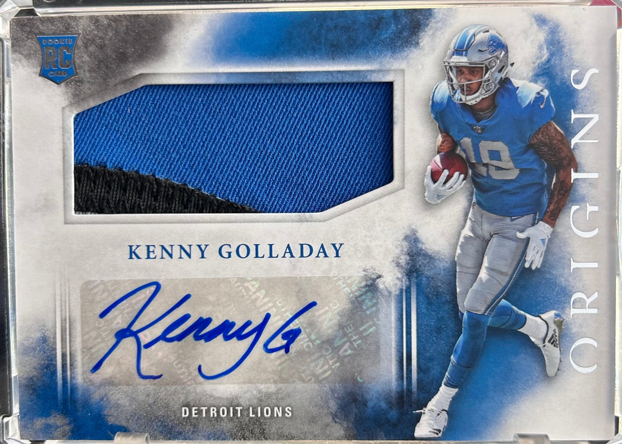 Kenny Golladay 2017 Panini Origins #117 Relic Autograph Rookie Card