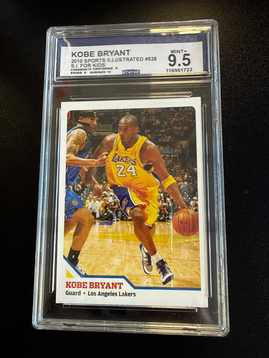 2010 Sports Illustrated for Kids #528 Kobe Bryant Los Angeles Lakers CCG 9.5 front