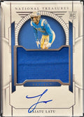 Laiatu Latu 2024 Panini-National Treasures Collegiate #69 Relic Auto Rookie 22/99