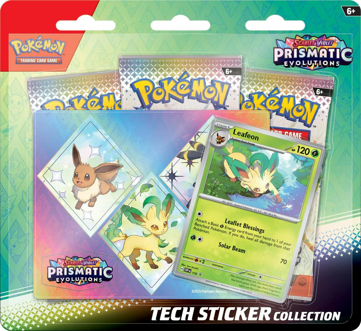 Leafeon Prismatic Evolutions Tech Sticker Collection Sealed — PriceCharting stock