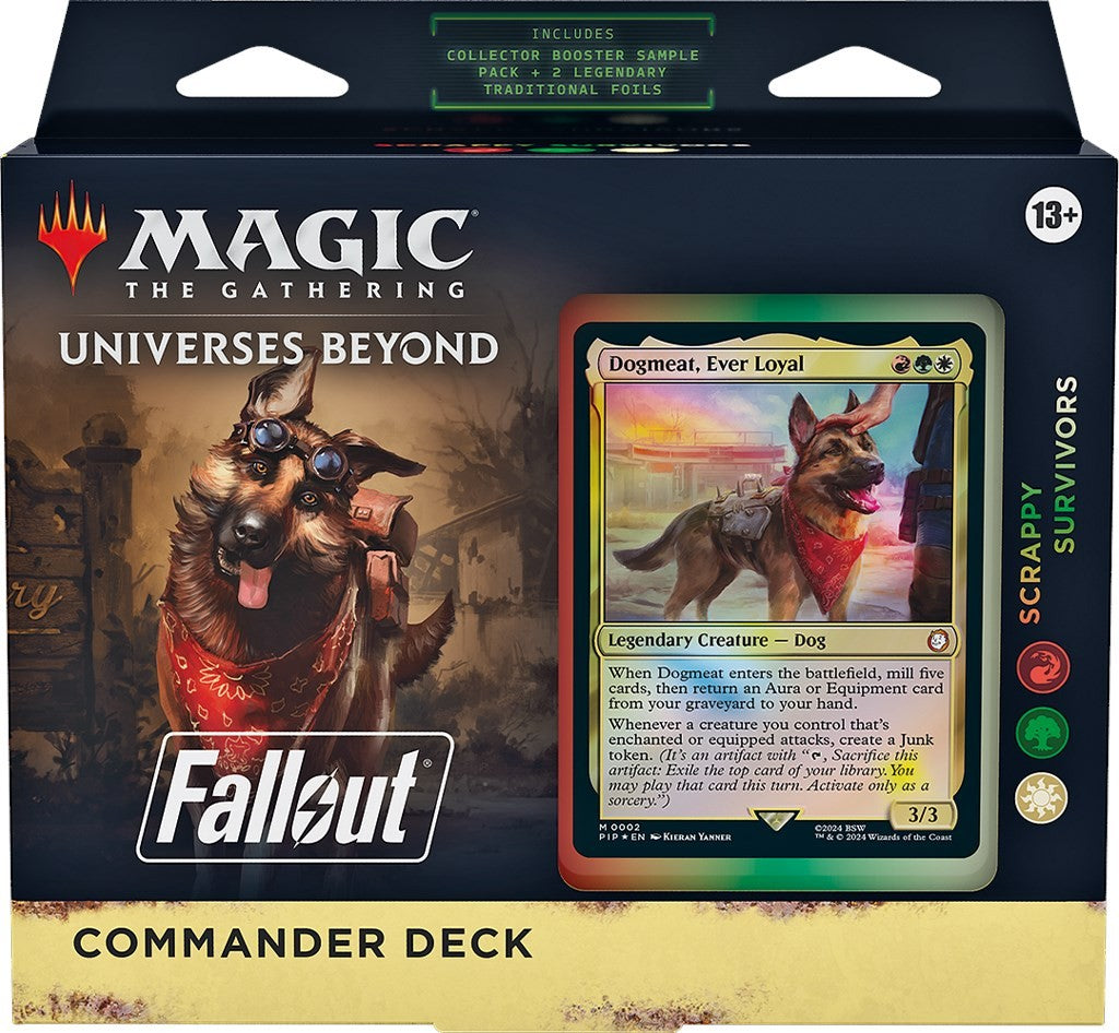 Magic The Gathering: Universe Beyond Fallout Scrappy Survivors Commander Deck