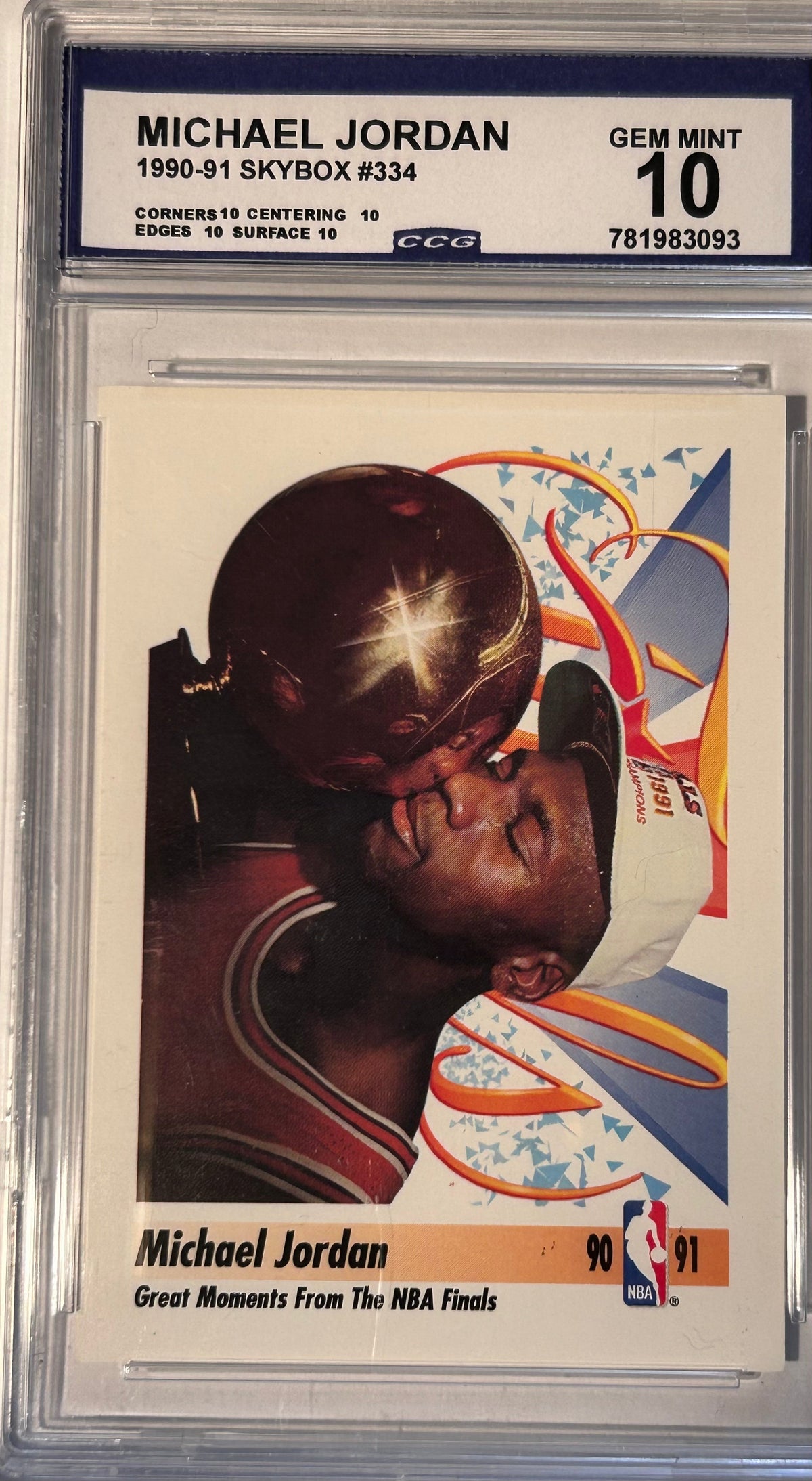 Michael Jordan 90-91 Skybox #334