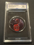Michael Jordan 1995 Upper Deck Jordan #S47 Milk Caps - Foil