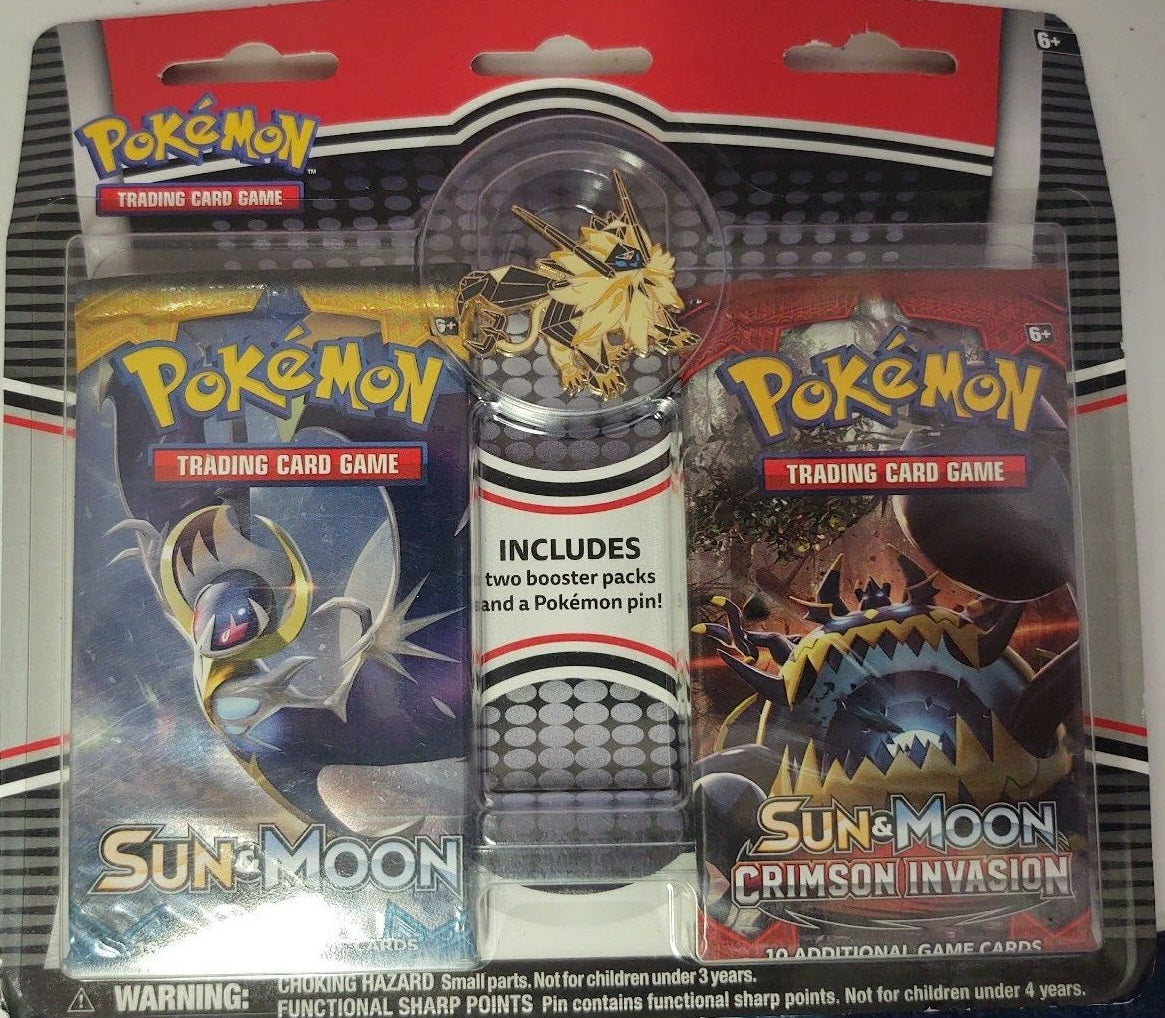 Pokemon Sun & Moon Dusk Mane Necrozma Pin 2-Pack Blister Sealed alternate stock